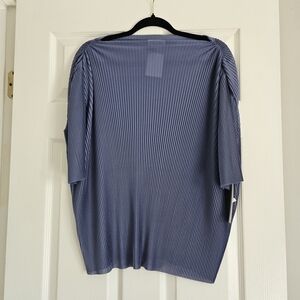 Calvin Klein Blue Striped Blouse